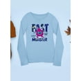 thumbnail image 3 of Fast Monster Skater Long Sleeve Toddler -Image by Shutterstock,  4 Toddler, 3 of 4