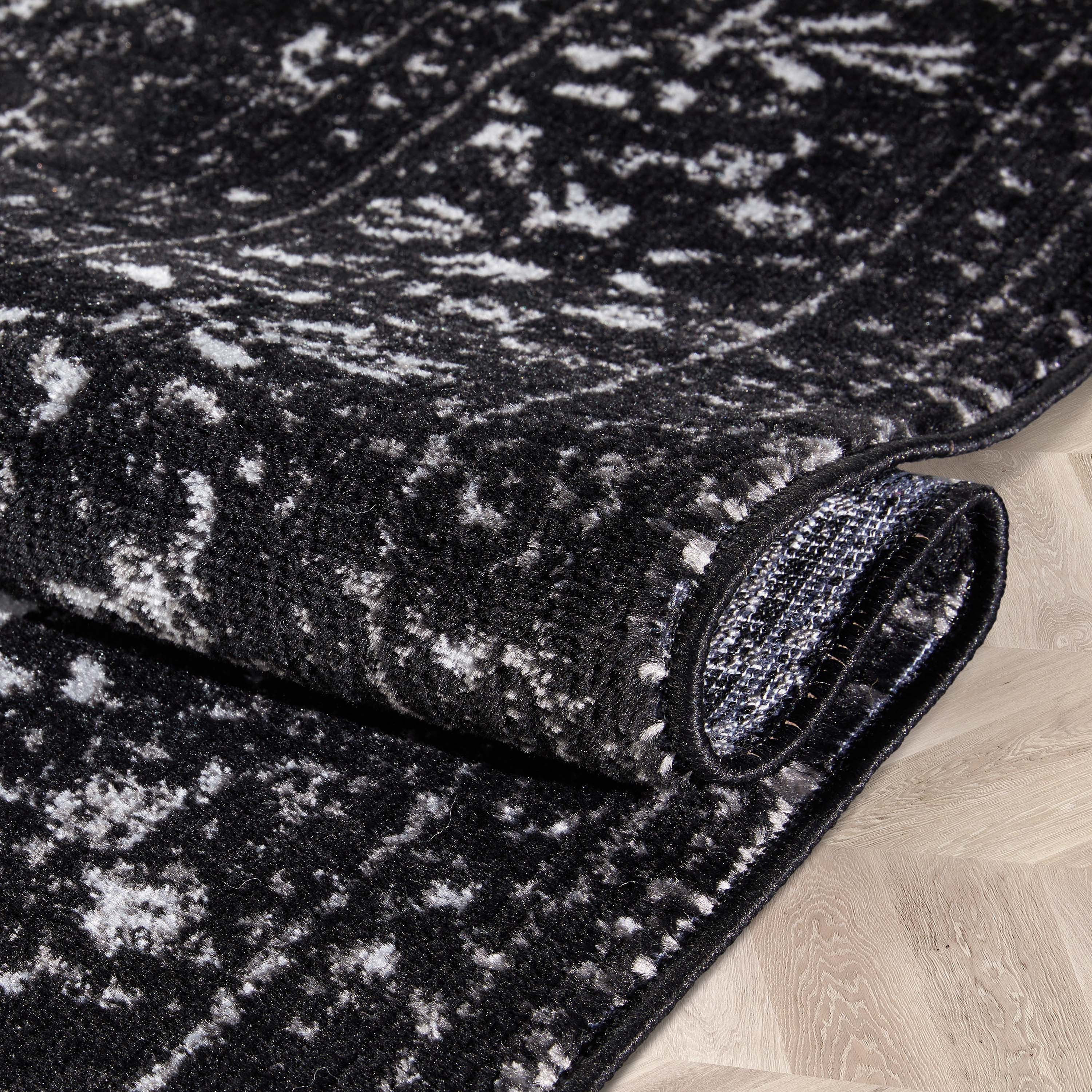 Well Woven Zazzle Argos Vintage Oriental Black 9'3