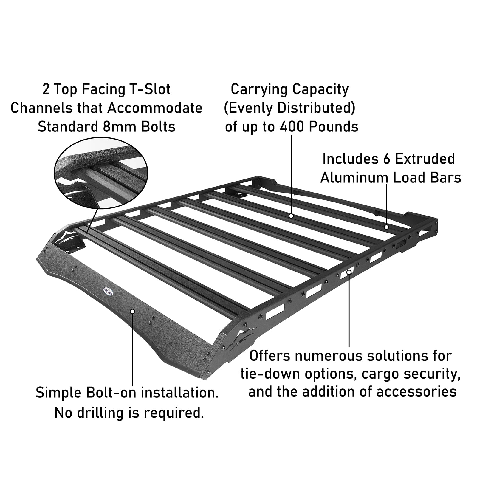 Hooke roof best sale rack tacoma