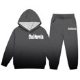 thumbnail image 4 of Kiijoy Boys Hoodie Set Cozy Hooded Sweatshirt Jogger Sweatpants Outfits, Size 2-14, 4 of 5