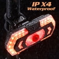thumbnail image 3 of Zacro Bike Tail Light with Turn Signals, USB Rechargeable Rear Bike Light Bicycle Blinker with Remote Control, 5 Modes Waterproof Taillight for Night Cycling, 3 of 8