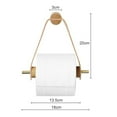 thumbnail image 4 of Toilet Roll Holder Wood-white, 4 of 4
