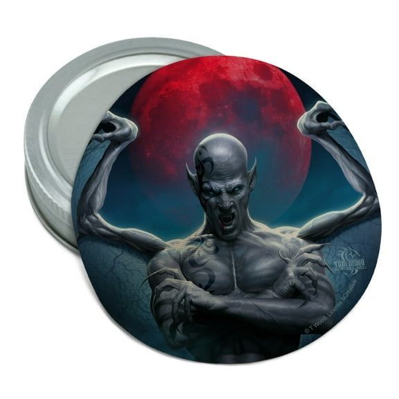 Vampire Demon Blood Moon Fantasy Round Rubber Non-Slip Jar Gripper Lid Opener