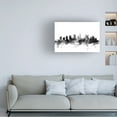 thumbnail image 2 of Trademark Fine Art "Columbus Ohio Skyline B&W" Canvas Art by Michael Tompsett, 2 of 5