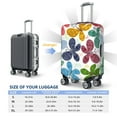 thumbnail image 6 of Naloa Colorful Butterflies Elastic Suitcase Protector, Travel Suitcase Protector Cover Fits 18-32in Suitcase - X-Large, 6 of 9