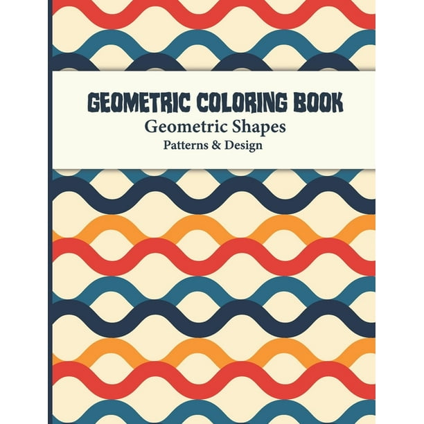 Geometric Coloring Book Abstract Shapes and Patterns Coloring Book