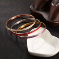 thumbnail image 2 of Stainless Steel Electroplating Bracelet Simple Geometric Jewelry Bracelets For Women 3 Piece Set, 2 of 5