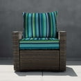 thumbnail image 2 of Stripe Poolside Deep Seating Cushion Set, 2 of 8