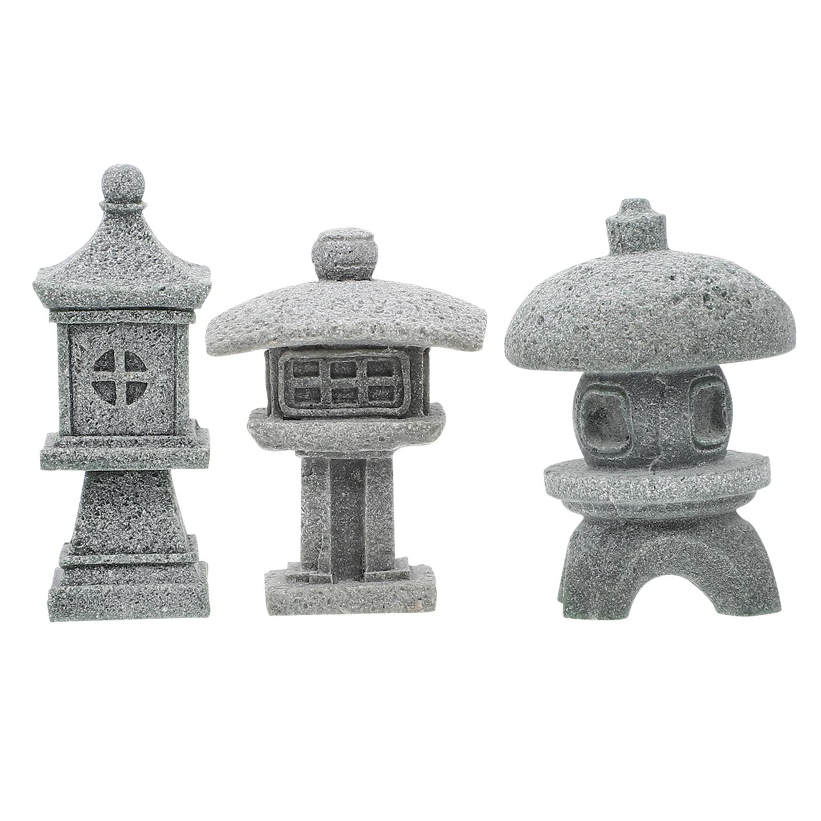 Garden Statue Decor Accessories Mini Zen Pagoda Aquarium Ornament