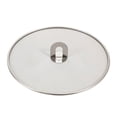 thumbnail image 1 of Pantalla de salpicaduras de acero inoxidable, tapa de olla de malla, resistente al aceite, protector contra salpicaduras, herramientas de cocina para freír, cocina práctica (25cm), 1 of 5