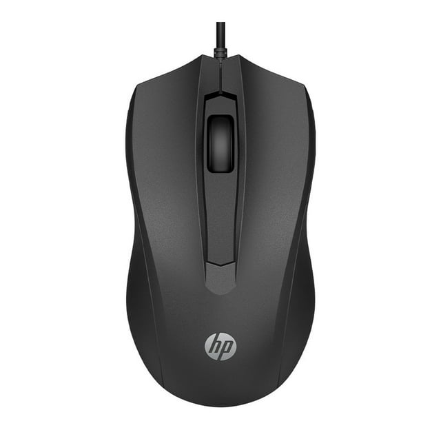 Mouse Alámbrico HP 100 Negro