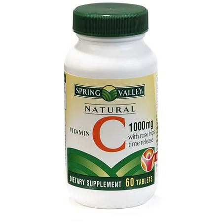 Spring Valley Vitamin C with Rose Hips Time Release, 1000mg
