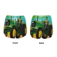 thumbnail image 3 of Wukai farmer working with tractor at field Print Women' double-layer Shorts for Athletic Gym Running Shorts with Phone Pockets-X-Large, 3 of 7