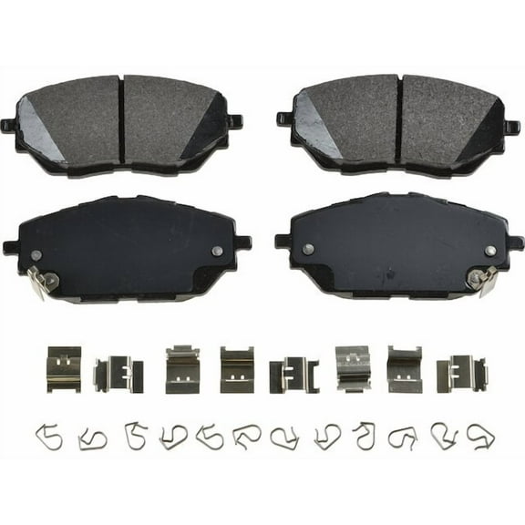 Front Brake Pad Set - Compatible with 2018 - 2021 Toyota C-HR 2019 2020