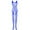 Blue, variant on Lingerie Fishnet Bodysuit for Womens Bodystockings Open Crotch Fishnet Full Body Purple Free Size