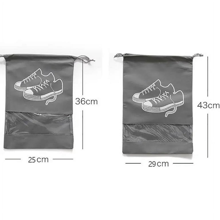 30 eco-friendly travel shoe bag storage bags, non-woven breathable