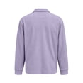 thumbnail image 5 of Mens Polo Shirts Long Sleeve Corduroy Lapel Collar Men Shirts Casual Comfort Button-Down Golf Shirt with Pocket, 4XL, 5 of 5