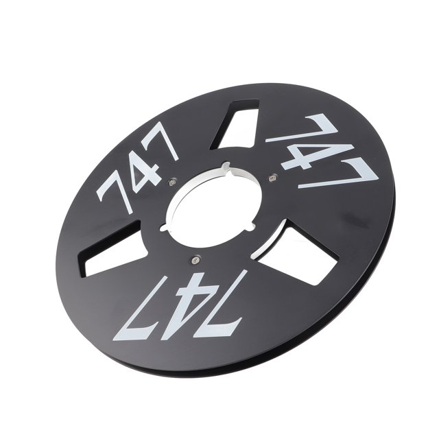 Carrete De Cinta Vacío De 10,5 Pulgadas, Pieza De Máquina Con Apertura De aleación De Aluminio Con Diseño De 3 Orificios Para Brida NAB, Diámetro De 10,5 Pulgadas Para Cinta