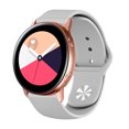 thumbnail image 1 of FKGJ 20MM Silicone Watch Bands Quick Release Strap Replacement Wristband For Samsung For Women-Gray, 1 of 2
