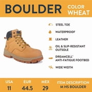 Herman Survivors Men's Boulder Waterproof 6 in Steel Toe Work Boots