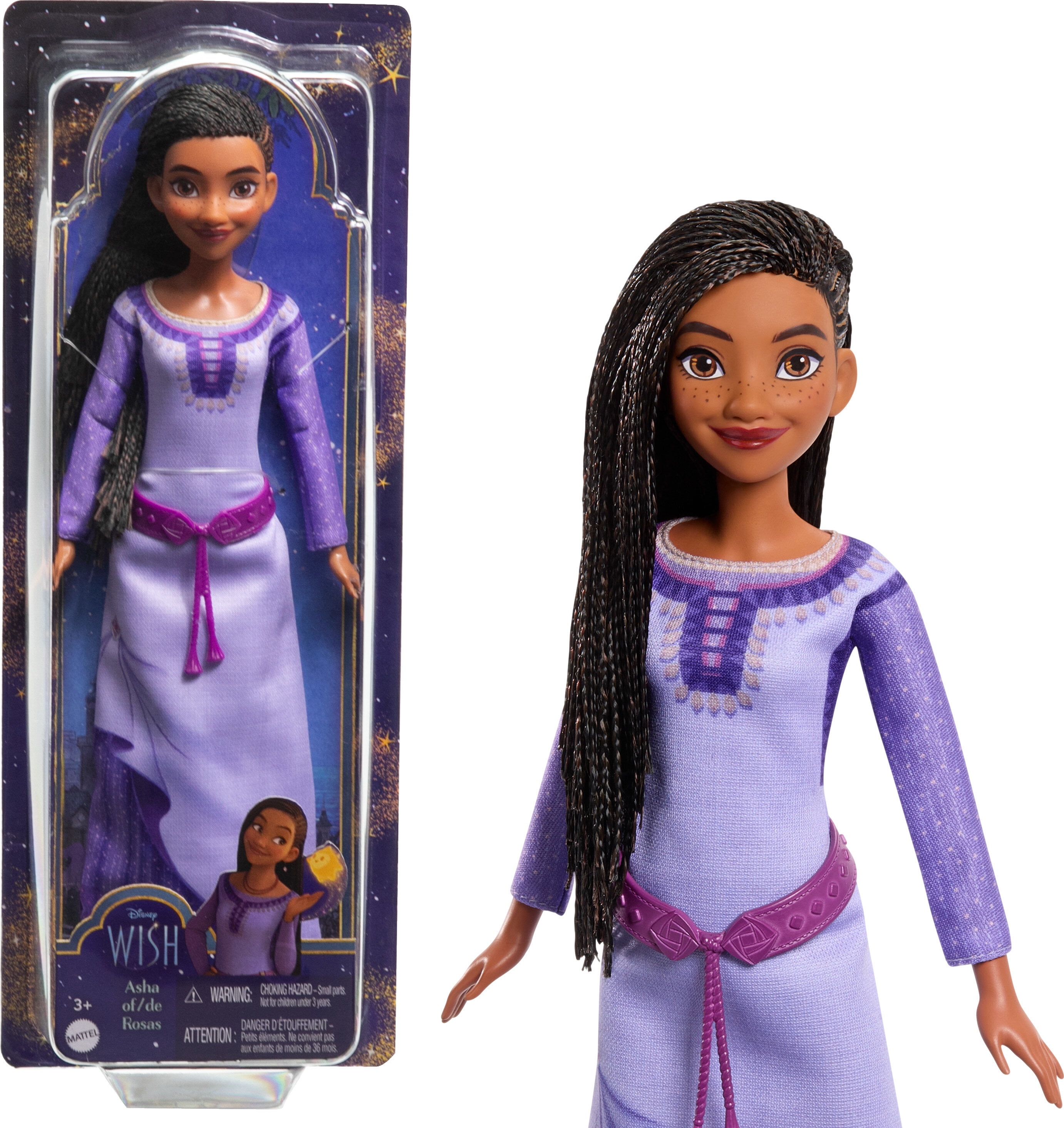 Disneys Wish Asha of Rosas Posable 11 inch Fashion Doll and Accessories