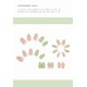 thumbnail image 5 of Juego de parches para uñas HUOGUO Floral, tipo pegamento extraíble, 24 unidades, 5 of 5