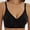 Black, variant on Women's Bras With Underwire Push Up Seamless Thin Without Rims Soft Support Gathered Breathable Underwear Daily Bra.