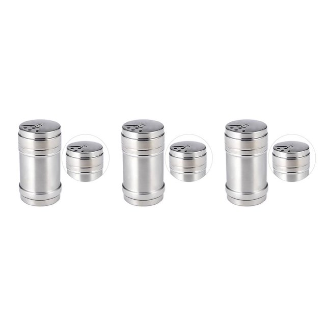 Inteprter Tarro de especias portátil, botella de condimento ajustable, dispensador de sal de pimienta y ajo, herramienta de cocina para restaurante en Type7 NO7 Inteprter CBP108005