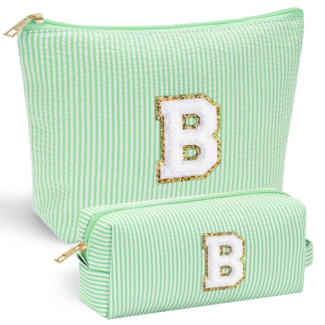 YOOLIFE 2 Bolsas de Maquillaje de Viaje para Mujer - Bonita Bolsa de Maquillaje Organizadora de Bolsas de Maquillaje Bolsa de Maquillaje Imprescindible de Viaje Bolsa de Maquillaje Regalos Personaliza