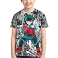 thumbnail image 6 of My Hero Academia Izuku Midoriya Kids T-Shirt 3d Printed Graphic T-Shirts Boys And Girls Short Sleeve Shirts For Youth Kids X-Small, 6 of 7