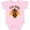 AD-Pink, variant on Inktastic Little Turkey Thanksgiving Boys or Girls Baby Bodysuit