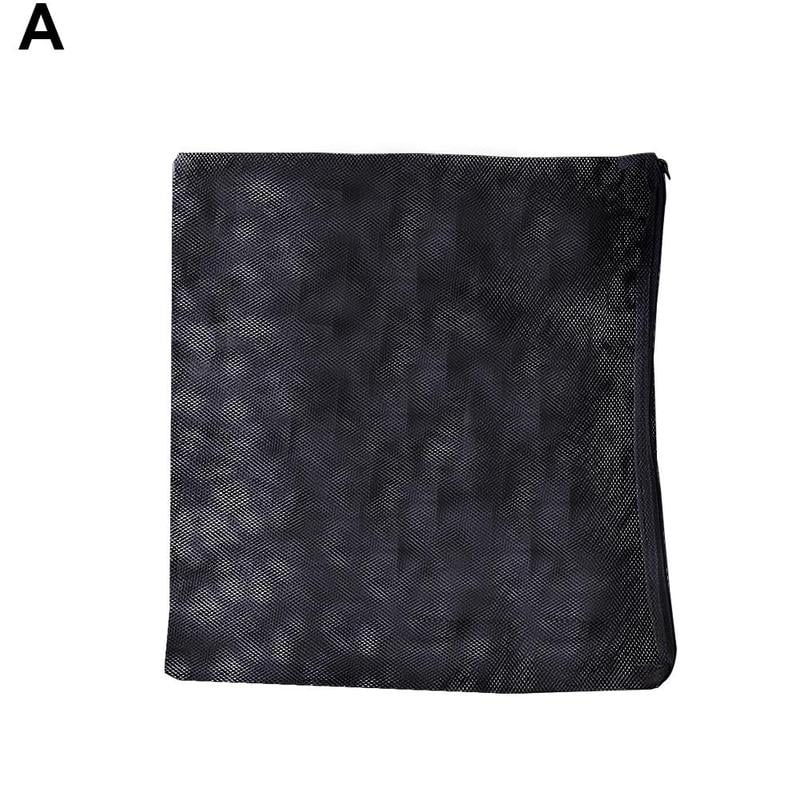 Mesh Net Bag Aquarium Fish Tank Filter Media Zipper BEST Black