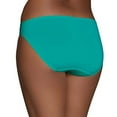 thumbnail image 3 of Fruit of the Loom womens Microfiber Panties (Regular & Plus Size) bikini underwear, - 6 Pack Assorted, 5 US, 3 of 3
