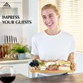 thumbnail image 6 of LAH Kitchen Large Charcuterie Board Gift Set w Accessories - Insulated Travel Bag Charcuterie Trays - Cheese Board for Wedding Gifts & Bridal Shower Gifts - Holiday Cheese Set - 15.6” x 11” x 0.6”, 6 of 6