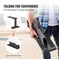 thumbnail image 4 of KFFKFF Ladder Equalizer, Dimensions 23.4 L x 11.4-18 in H, Constructed from Steel, Ladder Balancing Device, Collapsible Slope Container, Staircase Ladder Support for Simplicity of Use, 4 of 9