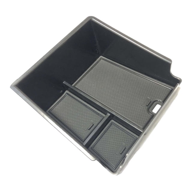 Compartimento central para coche, reposabrazos, organizador de caja de almacenamiento, bandeja de almacenamiento de 3 rejillas 2022, Silicona Sunnimix bandeja de la consola central