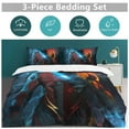 thumbnail image 5 of The Flash 3-Piece Comforter Set for Bedroom, The Flash Bedding Set for Kids Adults, Soft Microfiber Duvet Cover Set with Zipper Closure, 1 Duvet Cover + 2 Pillow Covers, 5 of 8