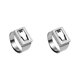 thumbnail image 2 of Jumpingount Finger Band Wear-resistant Durable Rings Lightweight Ring Metal Waterproof Ring Lovers Steel for Women Men 2piezas, 2 of 6