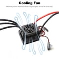 thumbnail image 3 of ESC, Controlador de velocidad electrónico ESC sin escobillas 120A XT60 Plug 5.8V 3A BEC para 1/8 RC Abody Enchufe XT60, 3 of 7