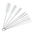 thumbnail image 1 of Juego 10 Cepillos Paja Tubo Nailon para Gafas Cepillo Limpieza para Teclados (blanco), 1 of 10