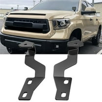 Hood Hinge Ditch Light Mount Brackets for Auxiliary off Road LED Work Light Pods Compatible with Toyota Tundra 2014-2021