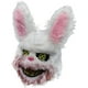 thumbnail image 1 of Creepy Rabbit Bloody Killer Bunny Halloween Decoración Scary Mask - Máscara de conejo, Bloody Plush Head Mask, Halloween Christmas Cosplay Costume Props Halloween Party JAMW Sencillez, 1 of 5