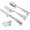 Chrome-plated, variant on 3pcs Creative Cutlery Cabinet Pulls 3" Hole Center Kitchen Knife Spoon Fork Drawer Handles
