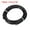 Black, variant on Uxcell Round Braided Leather Cord, Braided Leather Cord String Rope Folded Leather Strip Braiding Light Grey