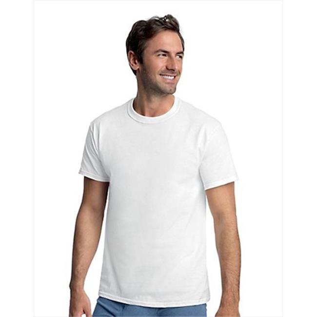 hanes men's classics 6 pack crew neck tee