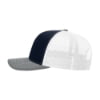 Navy / White / Heather Grey