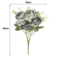 thumbnail image 6 of Kripyery Simulated Flower Artificial Peony Flowers Realistic Exquisite Faux Floral Arrangement for Home Wedding Party Decoration, 6 of 8