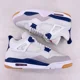 thumbnail image 3 of A i r-Jor-dan 4 Retro "NAVY" 2025 - Size 10 - DR5415 100 (8405-44), 3 of 6