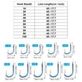 thumbnail image 2 of Uxcell 3# Small Fishing Hooks with 45cm Line, 0.39x0.2 Inch Double Hook Rigs with Barbs Fishing Hook, Blue 20Pcs, 2 of 4