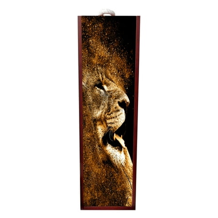 Lion Dust Wine Box Rosewood with Slide Top - Wine Box Holder - Wine Case Decoration - Wine Case Wood - Wine Box (Best Way To Dust Wood Furniture)
